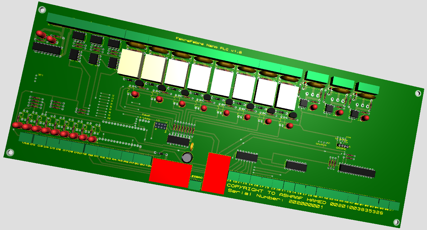 عمل سكادا و PLC  سيستم بناء على ATMEL AVR328P Project Picture