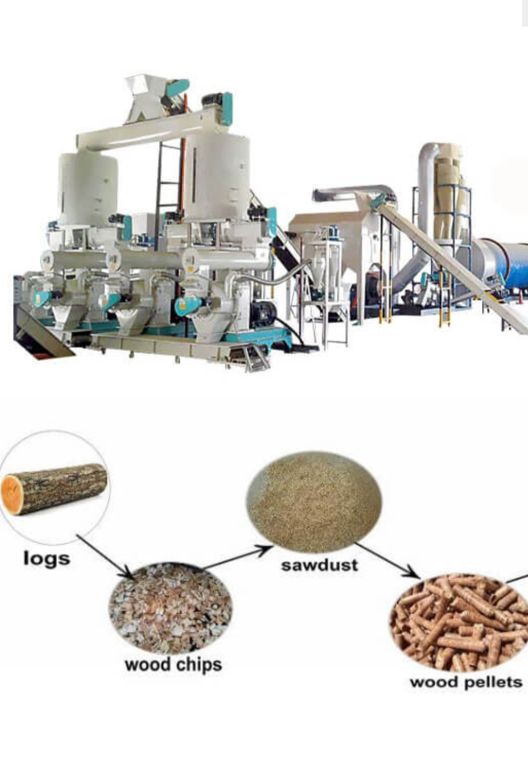 انتاج وقود حيوي wood pellets Cover Image